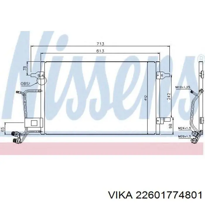 Купить CD440690 Koyorad Радиатор системы охлаждения кондиционера