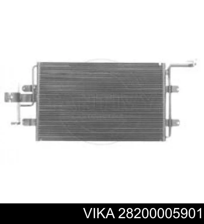 Радиатор кондиционера Шкода Октавия 1U5 (Skoda Octavia)