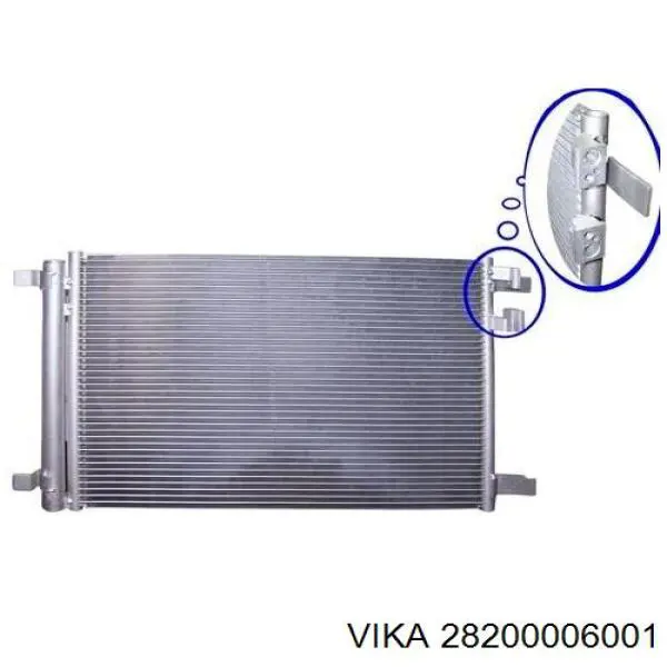 Радиатор охлаждения кондиционера Asam 32167