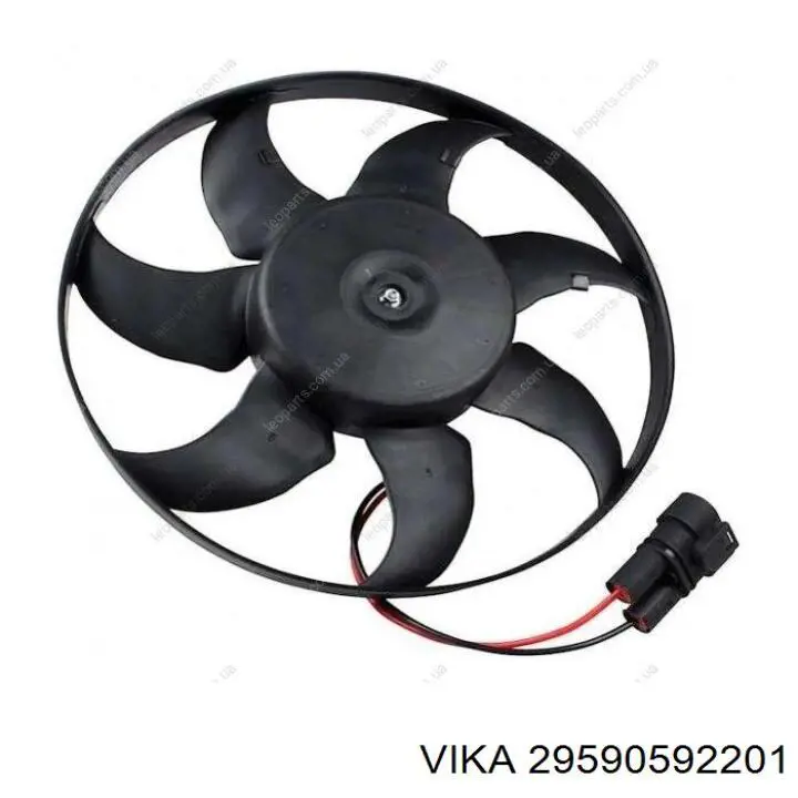 Электровентилятор охлаждения в сборе Vika 29590592201 цена, от 39.14 USD