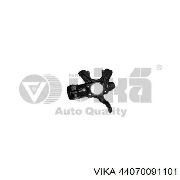 Цапфа (поворотный кулак) передний левый Vika 44070091101 цена, от 50.28 USD