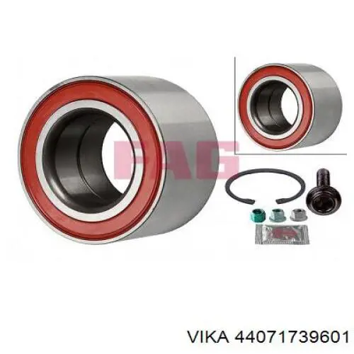 Купить 44071739601 Vika Ось передняя и поворотные кулаки