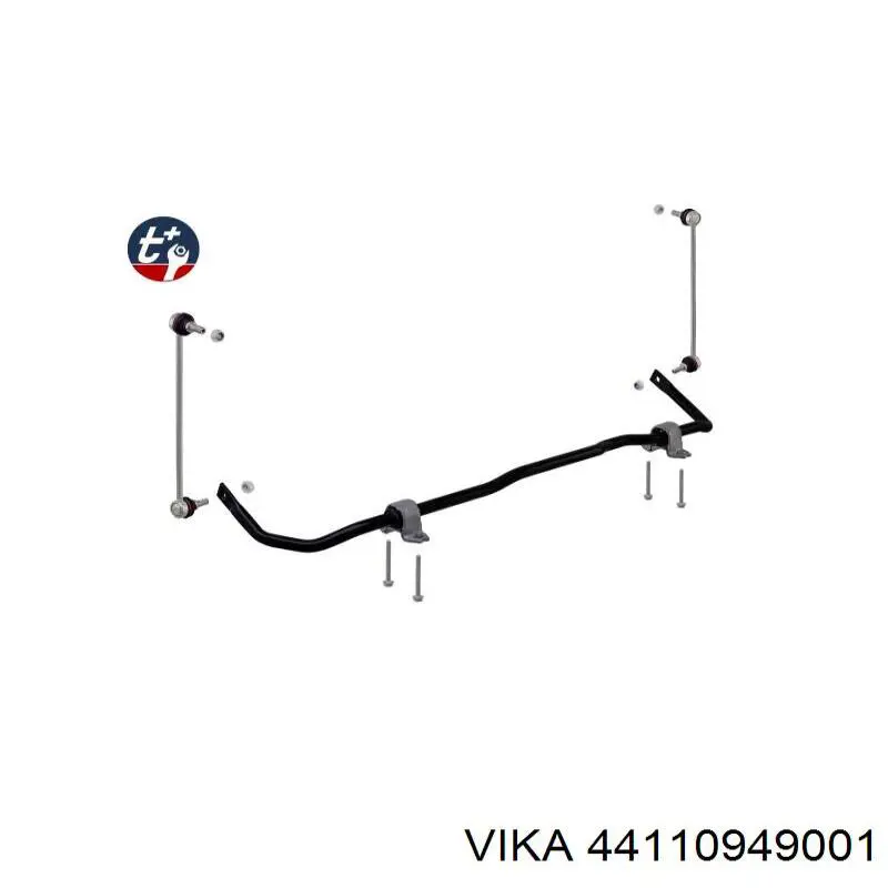 Стабилизатор поперечной устойчивости передний Vika 44110949001 цена, от 66.47 USD