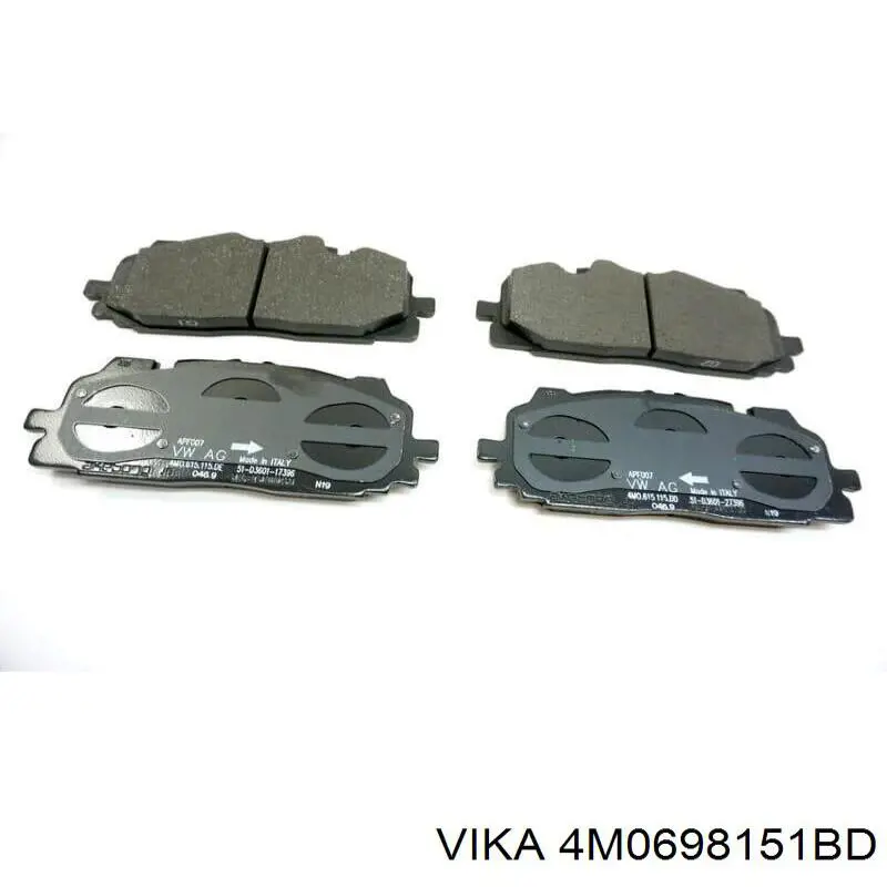 Передние тормозные колодки BPD1427 Jurid/Bendix