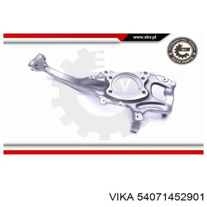 Цапфа (поворотный кулак) передний левый Vika 54071452901 цена, от 168.16 USD