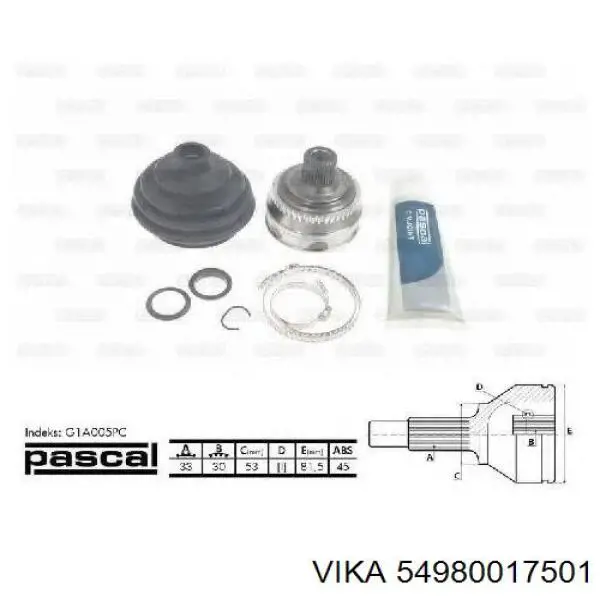 Граната колесная Magneti Marelli 302015100019 цена, от 22.02 USD