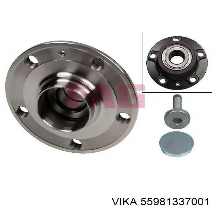 Ступицы задних колес Vika 55981337001 цена, от 33.06 USD