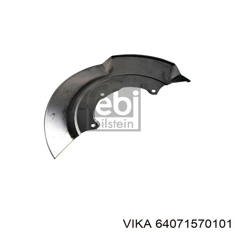 Купить 64071570101 Vika Защита тормозного диска, переднего, левого