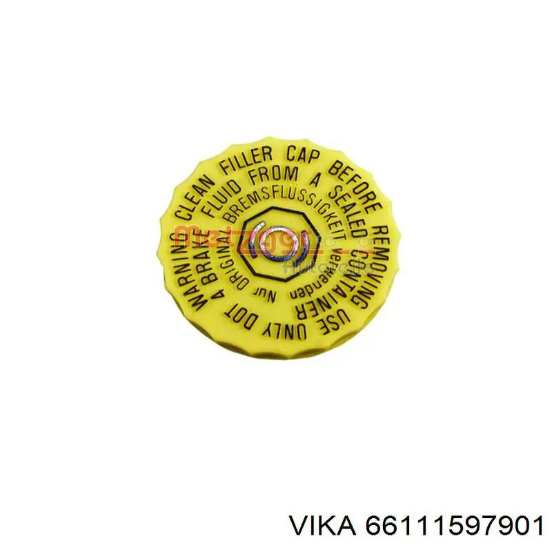 6N1611349 VAG крышка бачка главного тормозного цилиндра