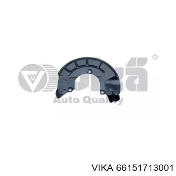 6Q0615312D VAG proteção do freio de disco dianteiro direito
