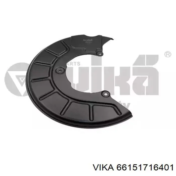 66151716401 Vika proteção esquerda do freio de disco traseiro