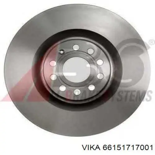 Тормоз дисковый передний Vika 66151717001 цена, от 53.97 USD