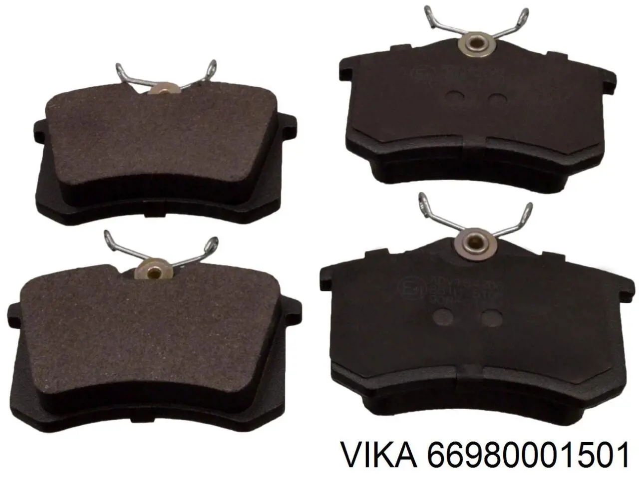 Колодки дисковые  Vika 66980001501 цена, от 12.72 USD