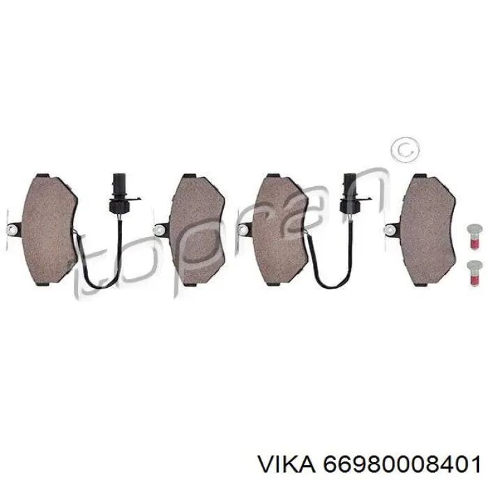 Колодки Vika 66980008401 цена, от 19.85 USD