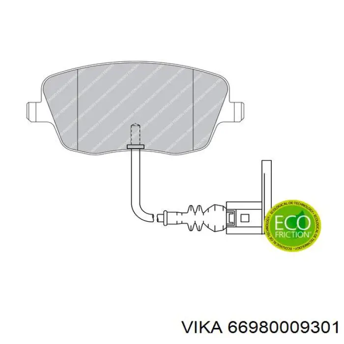 5SP973 Samko Колодки передние