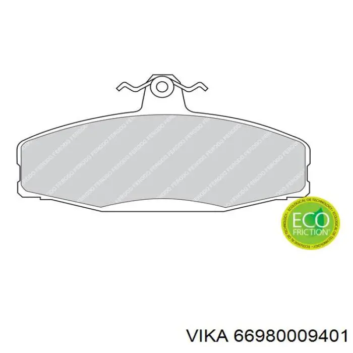 Передние тормозные колодки 115430261 VAG