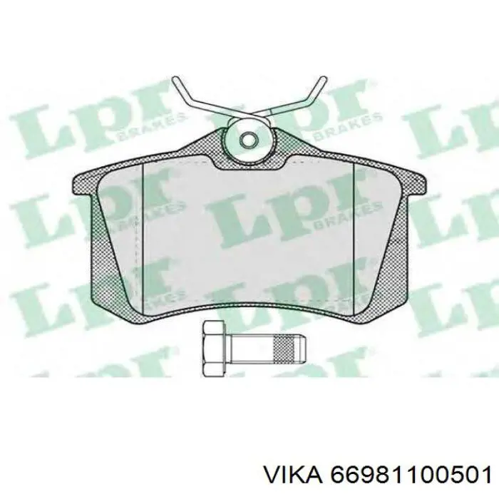 Купить C2W026ABEP ABE Колодки тормозные задние, дисковые