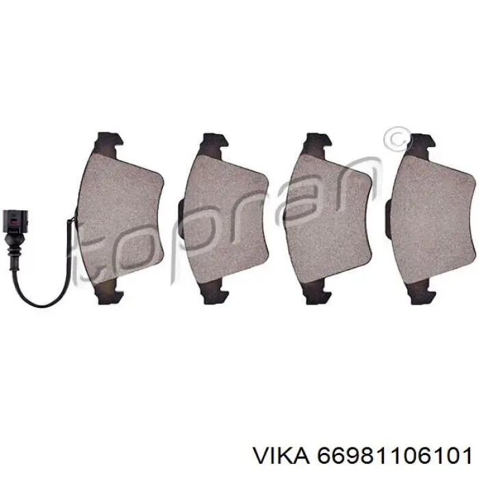 Колодки Vika 66981106101 цена, от 23.61 USD
