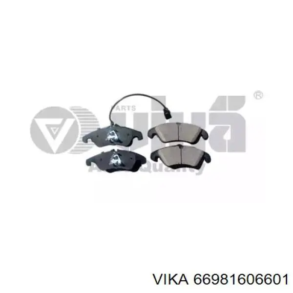 66981606601 Vika Колодки передние