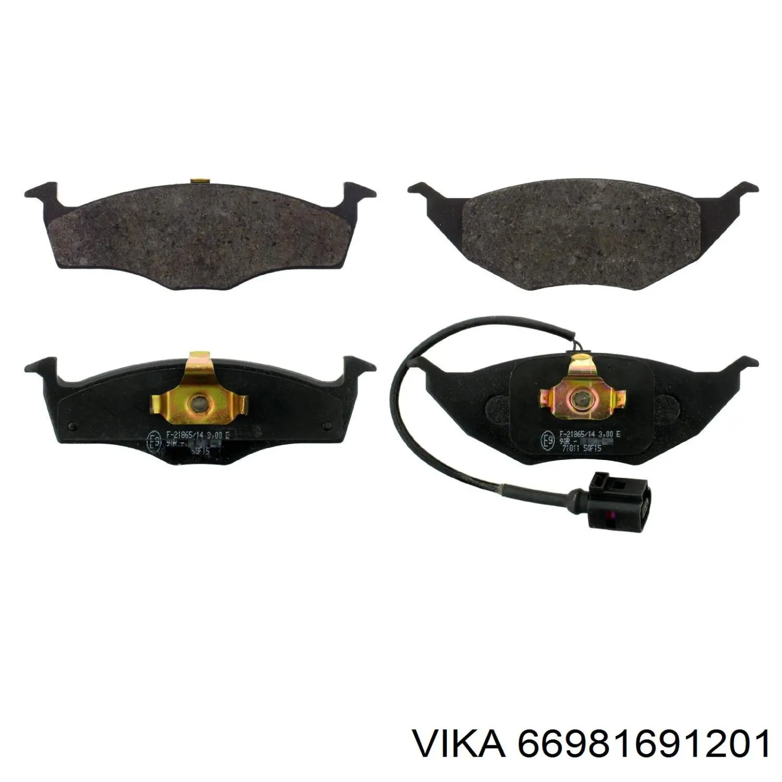  Передние тормозные колодки Audi A2 