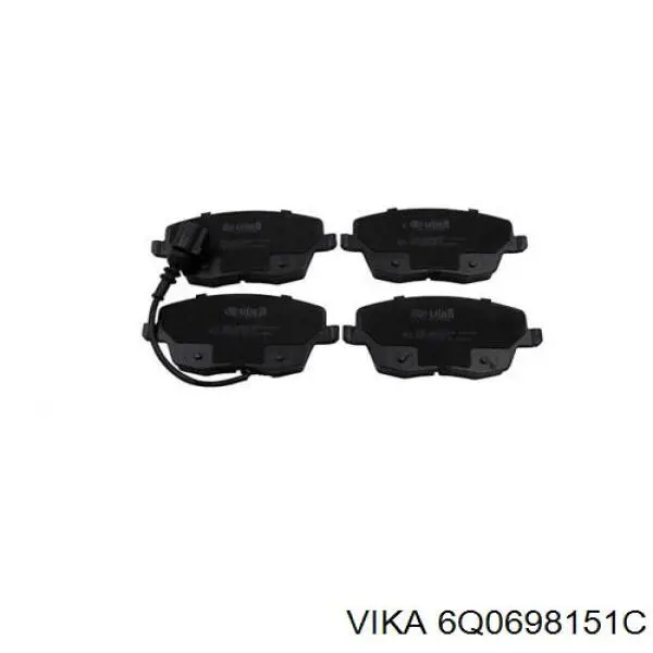 Передние тормозные колодки 50000956 Ashika
