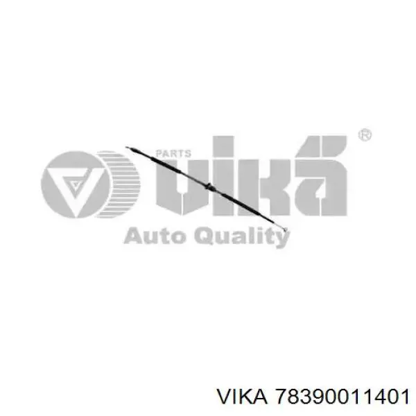 78390011401 Vika cabo (pedal de abertura do fecho da porta traseira)