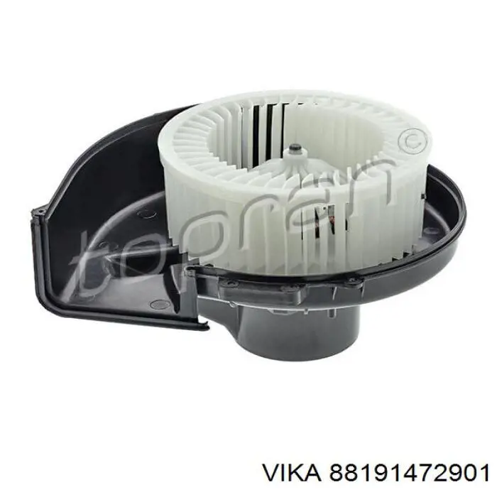 Мотор вентилятора печки (отопителя салона) на Volkswagen Polo V 