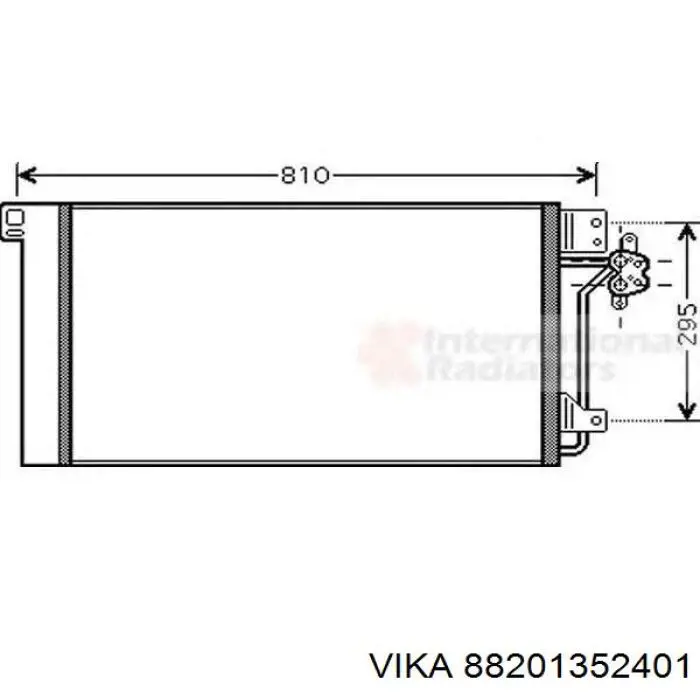 Радиатор кондиционера RC94604 Signeda