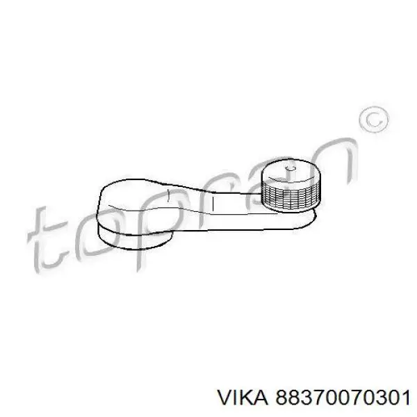 Manivela elevalunas puerta delantera 88370070301 Vika