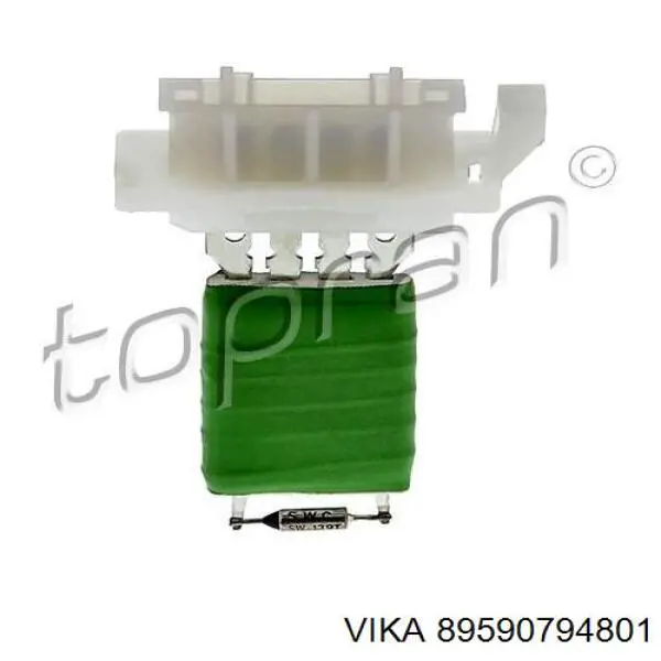 Резистор (сопротивление) вентилятора печки (отопителя салона) на Volkswagen Touran I 