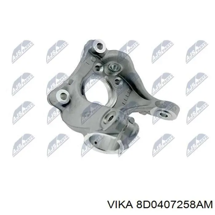 Цапфа (поворотный кулак) передний правый Vika 8D0407258AM цена, от 33.75 USD