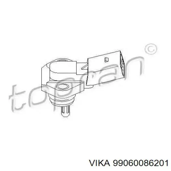 Sensor de presion de carga (inyeccion de aire turbina) 99060086201 Vika