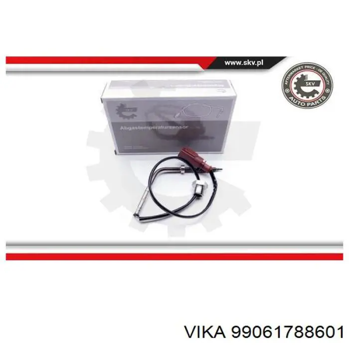 99061788601 Vika sensor de temperatura dos gases de escape (ge, antes de filtro de partículas diesel)