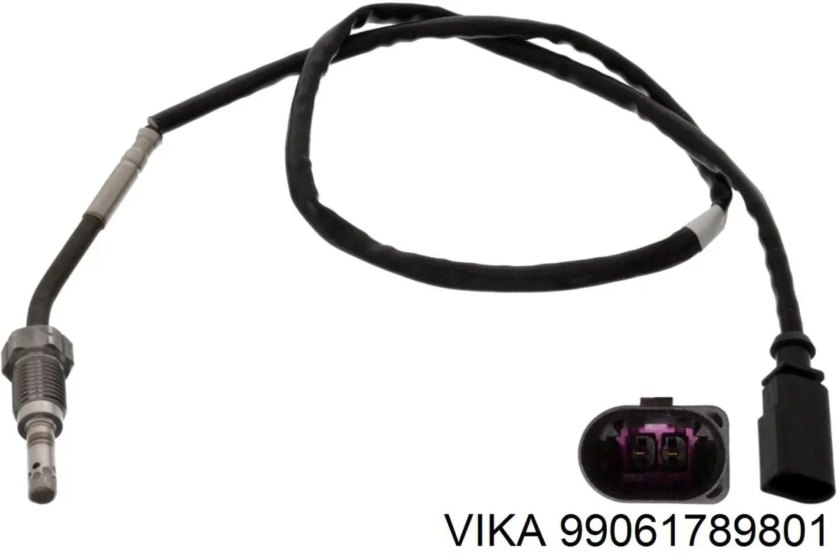 Sensor de temperatura, gas de escape, antes de turbina 99061789801 Vika