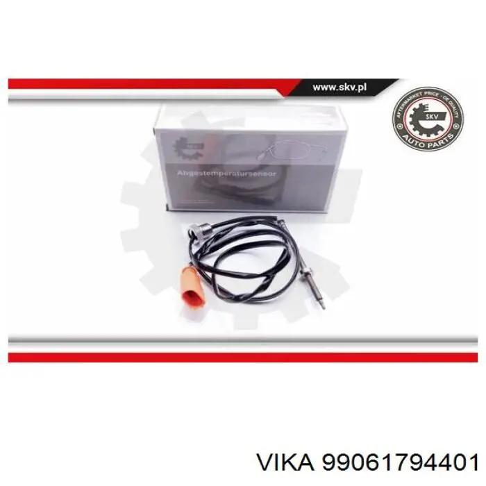99061794401 Vika sensor de temperatura dos gases de escape (ge, depois de filtro de partículas diesel)