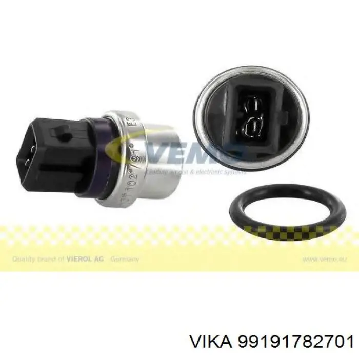 Sensor, temperatura del refrigerante (encendido el ventilador del radiador) 99191782701 Vika