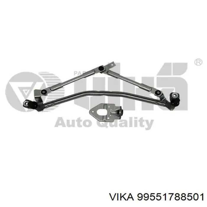 Trapézio de limpador pára-brisas 3077230 VAN Wezel