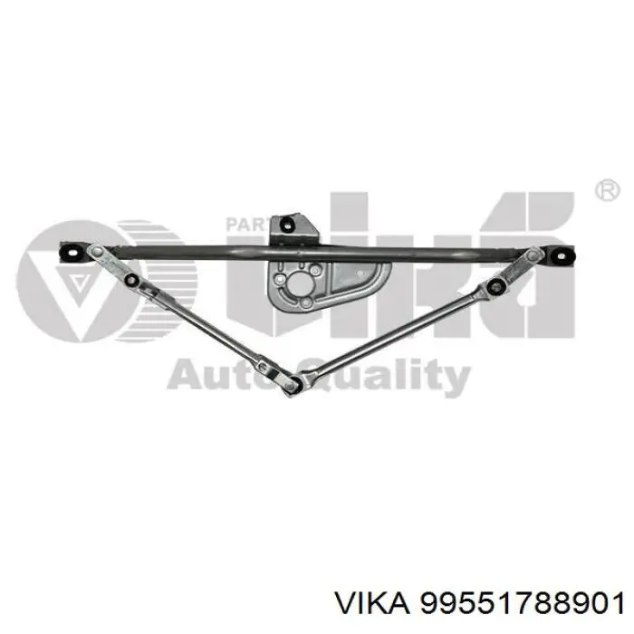 Трапеция щеток лобового стекла Vika 99551788901 цена, от 22.47 USD