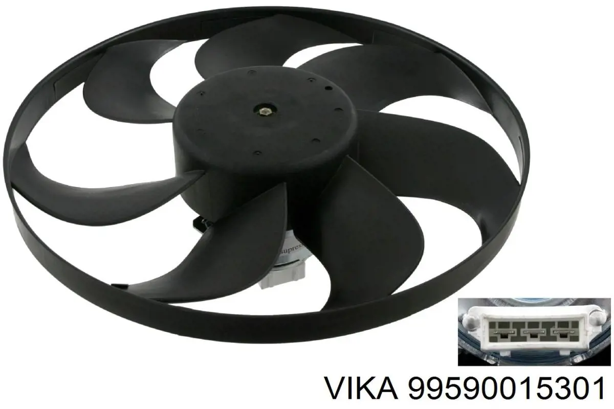 Электровентилятор охлаждения в сборе Vika 99590015301 цена, от 43.96 USD