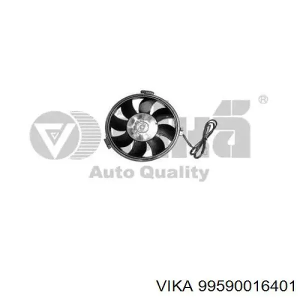 Электровентилятор охлаждения в сборе (мотор+крыльчатка) VIKA 99590016401