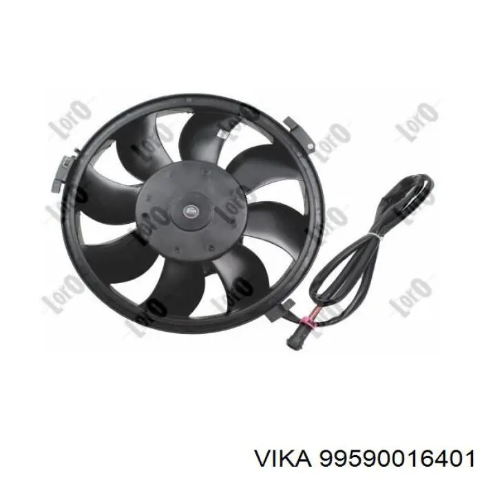 Ventilador (rodete +motor) refrigeración del motor con electromotor completo 99590016401 Vika