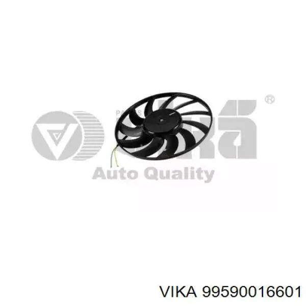 99590016601 Vika ventilador elétrico de esfriamento montado (motor + roda de aletas)