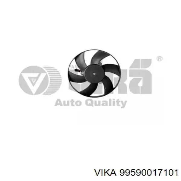 99590017101 Vika ventilador elétrico de esfriamento montado (motor + roda de aletas)