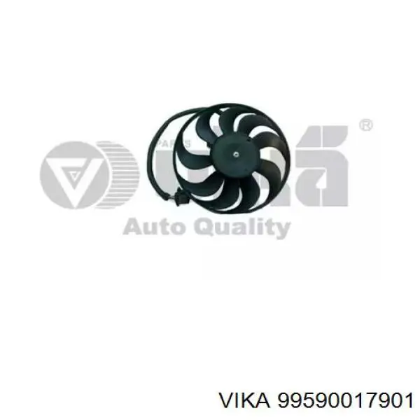 Купить 99590017901 Vika Электровентилятор охлаждения в сборе (мотор+крыльчатка) правый