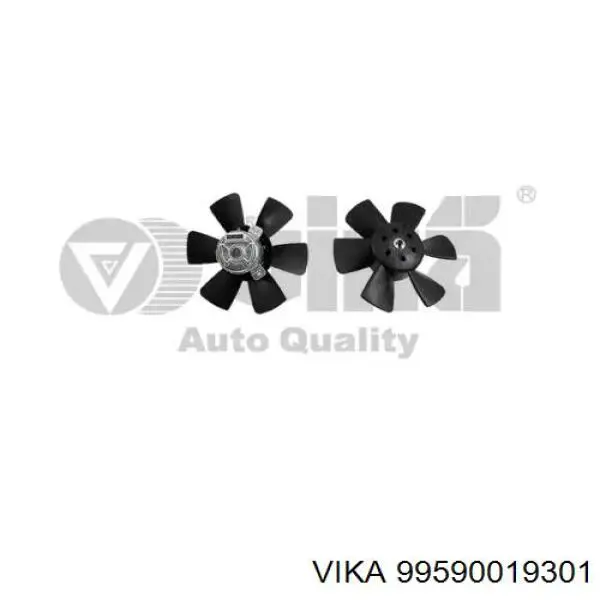 99590019301 Vika электровентилятор охлаждения в сборе (мотор+крыльчатка)