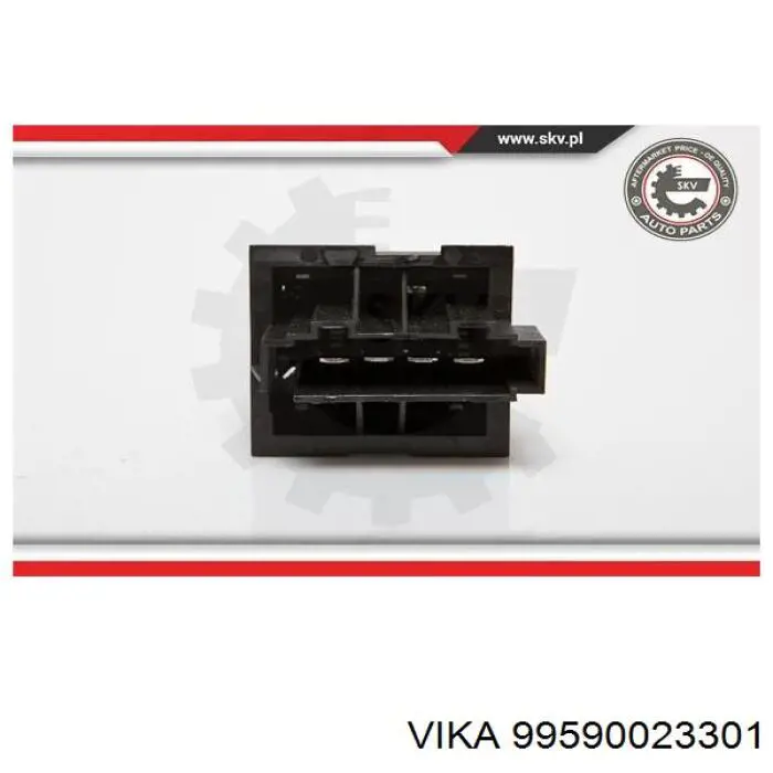 Resistor (resistência) de ventilador de forno (de aquecedor de salão) para Skoda Felicia (791, 6U1)