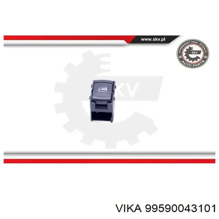 Кнопка подъемника задних стёкол Vika 99590043101 цена, от 3.52 USD