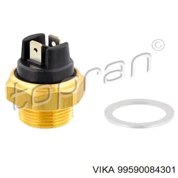 Sensor, temperatura del refrigerante (encendido el ventilador del radiador) 99590084301 Vika