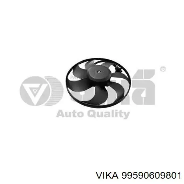 Вентилятор (крыльчатка) радиатора охлаждения Vika 99590609801