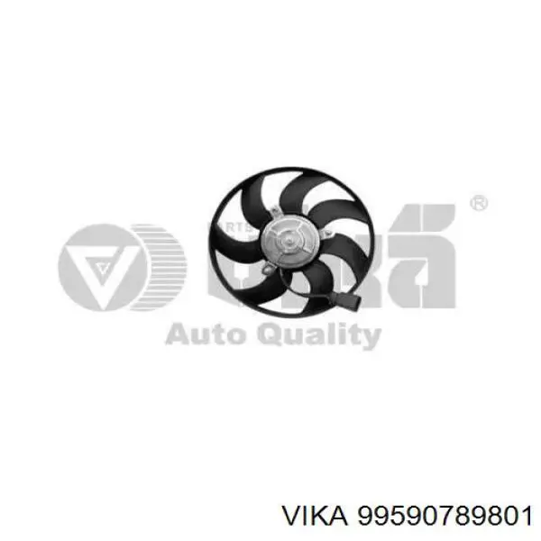 Ventilador (rodete +motor) refrigeración del motor con electromotor derecho 99590789801 Vika